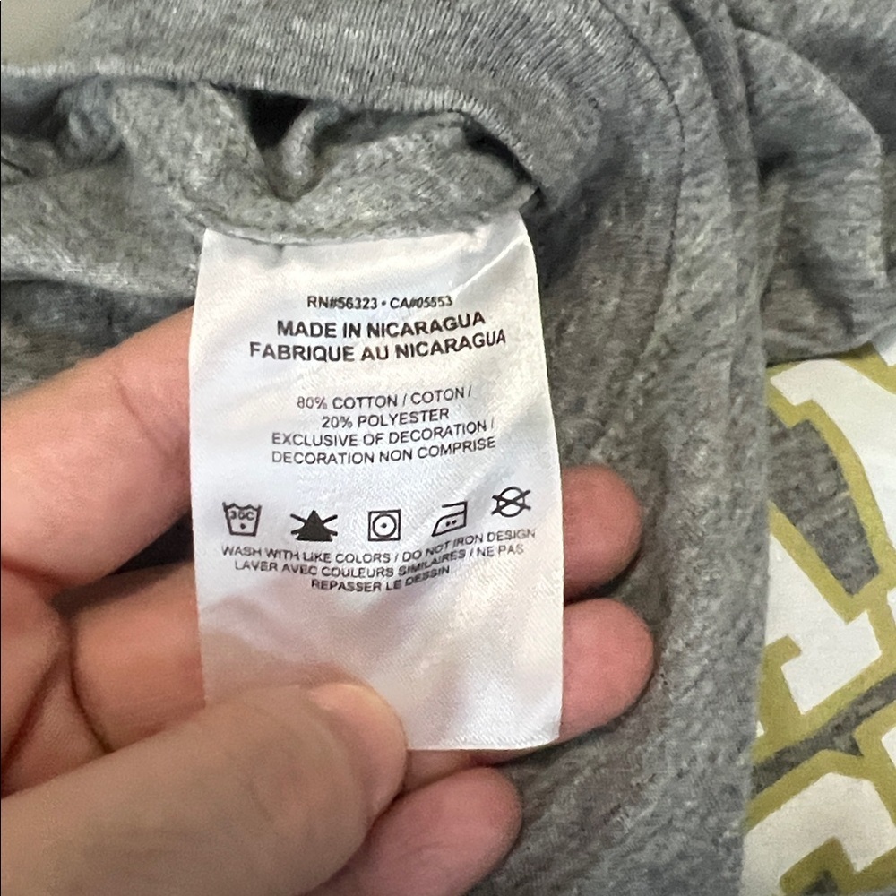 The Nike Tee Lacrosse Graphic Long Sleeve Shirt Gray Size XL - Picture 3 of 6